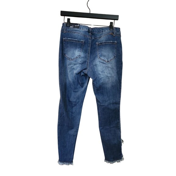 1822 Denim Womens Vintage Ankle Skinny Jeans Distressed Hem Size 8 Medium Wash N - Picture 2 of 6